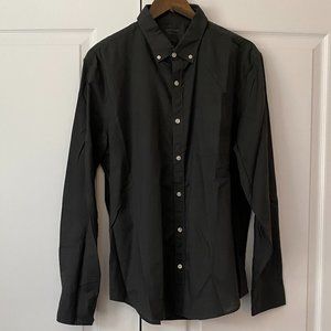 Men's Bonobos Super Lightweight Black Button Down Shirt